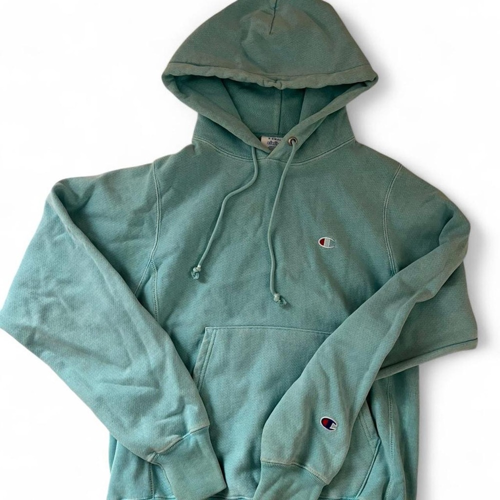 Champion Blue-Green Hoodie